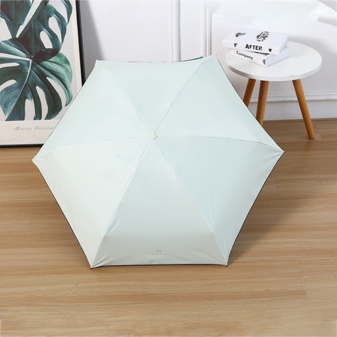 ARDECO 초경량 핸드폰사이즈 튼튼한 UV 암막 5단 우양산 우산 겸용