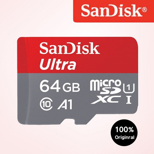 샌디스크 에스티원테크 공식인증정품 마이크로 SD 카드 SDXC ULTRA 울트라 QUAC, 64GB