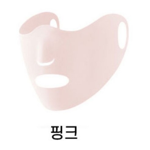 페이스 쿨 마스크 코와 입 오픈 타입 UV자외선차단 마스크 골프 낚시 자전거 등산 야외활동 캠핑, 페이스쿨마스크(핑크), 1개