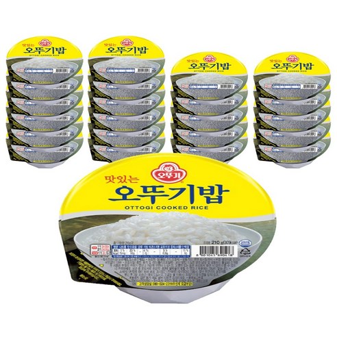 오뚜기 맛있는 오뚜기밥, 210g, 23개