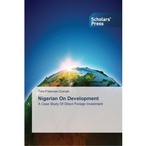 Nigerian On Development Paperback, Scholars'' Press