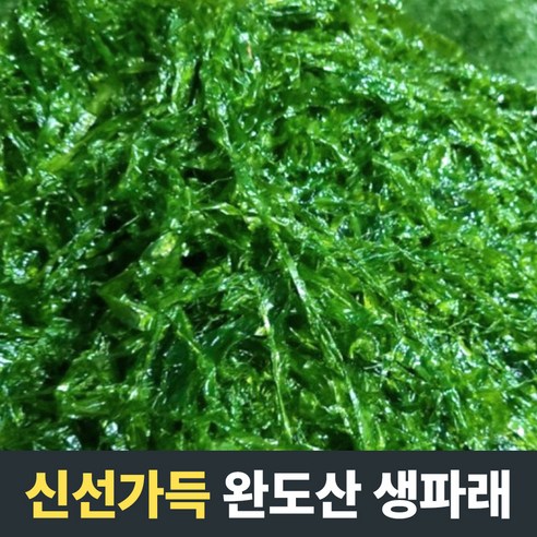 [신선가득] 향긋한 완도산 생파래 1kg 2kg 4kg 10kg 물파래 파래 완도파래 완도물파래 파래김 완도생파래 파래무침 물파래 파래 김 파래가루 파래김 파래자반 반찬 김자반, 1개