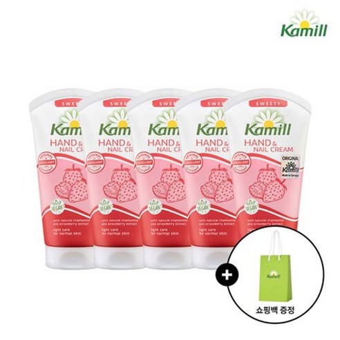 비건인증 독일 핸드크림 카밀 100ml 3개 (+미니 핸드크림 30ml 3개+쇼핑백 증정), 카밀 스위티 핸드크림 75ml 5개 (+쇼핑백 증정)