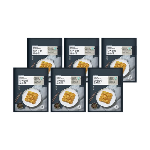 닭가슴살 두부전 맛있는 저염 냉동 요리, 6개, 500g