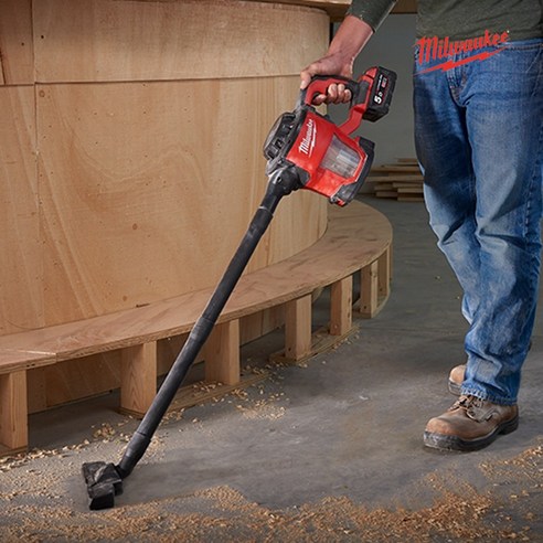 언제 어디서든 강력한 흡입력을 경험하세요: 밀워키 M18 CV-0 콤팩트 진공청소기