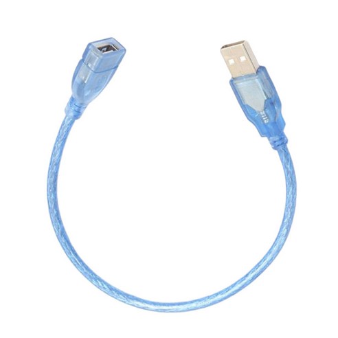컴퓨터/태블릿을 위한 USB2.0 고속 연장 케이블 남성-여성, 블루, 0.3 미터, PVC