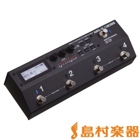 BOSS MS-3 Multi Effects Switcher 보스 멀티 이펙터 스위처, 1개 bosstu-3w