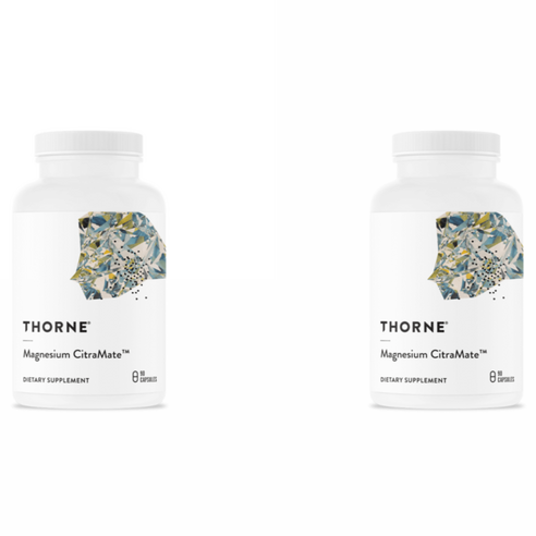 (2개) 쏜리서치 마그네슘 Magnesium CitraMate 90캡슐, 90정, 2개
