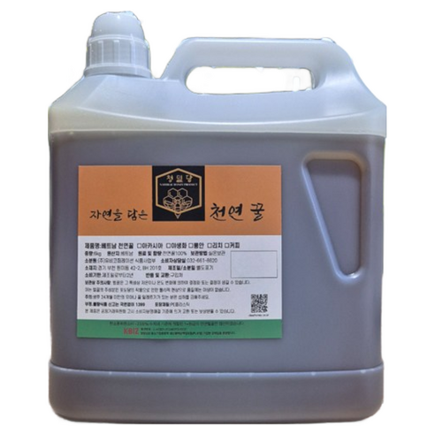 청밀당 대용량 베트남 자연벌꿀, 야생화, 1개, 6kg