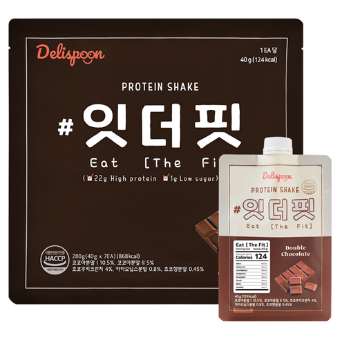 🍫 달콤한 초콜릿, 건강한 습관! 델리스푼 잇더핏 단백질 쉐이크 솔직 후기 잇더핏