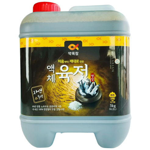 약목참 액체육젓 5kg 젓국 멸치진젓