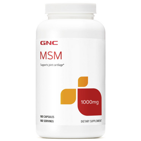 GNC MSM 식이유황 1000MG 180정, 180정, 1개