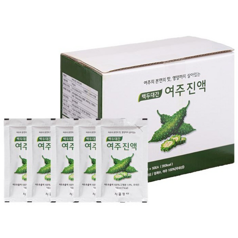 시골장터 여주즙   백두대간 여주진액 액기스 여주차