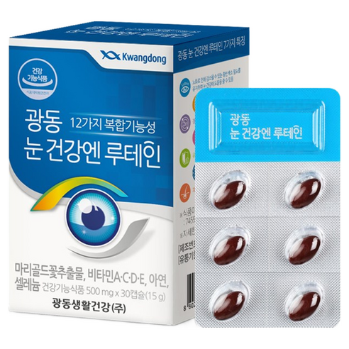 광동제약 눈건강엔 루테인 영양제, 30정, 1개