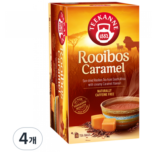 티칸네 루이보스 카라멜, 1.75g, 20개입, 4개