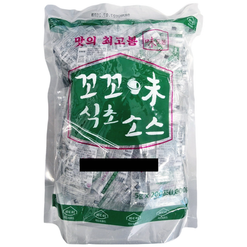 꼬꼬미 미니 식초 일회용 식초, 2개, 1kg
