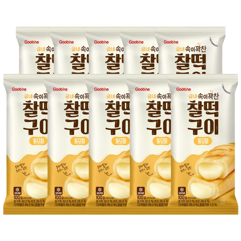 굽네 속이꽉찬 찰떡구이 통모짜, 100g, 13개