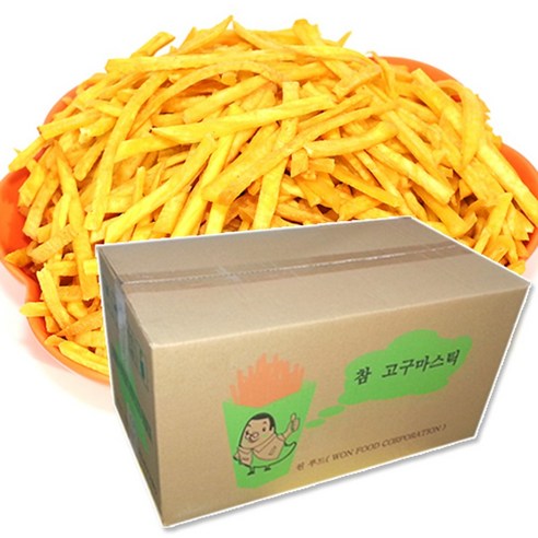 고구마스틱 5kg /참 고구마스틱/업소용 채고구마