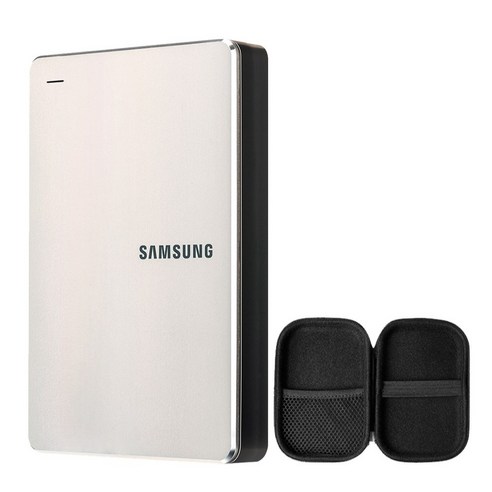 2025 신모델 삼성전자 Y3 4TB 외장하드 + 파우치 증정 HX-MK40Y3, 샴페인 골드