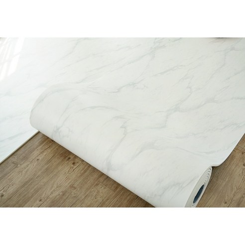 제로벨 18T PVC 층간소음방지 롤 매트 폭 70cm x 1m 유아 어린이 놀이방매트, 스노우마블