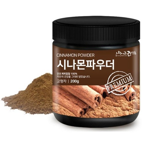 그린약초 시나몬파우더 200g 계피가루 시나몬물 계피분말, 2개, 200g
