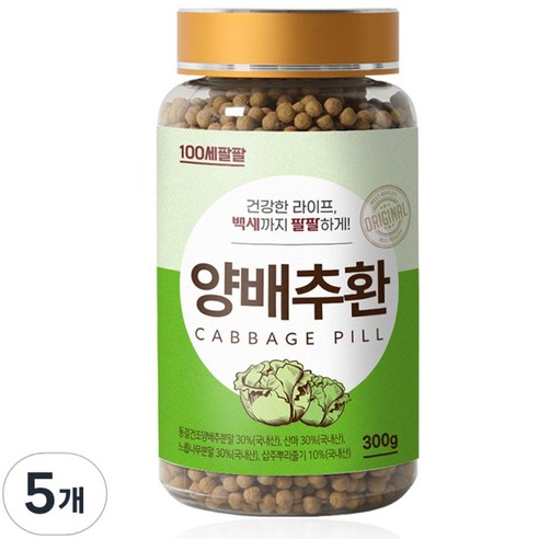 백세팔팔 양배추환, 5개, 300g