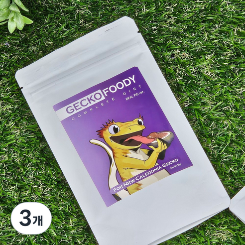 FoodyWorm 게코푸디 크레스티드게코 슈퍼푸드 무화과, 50g, 3개