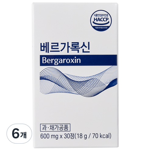 일라이코리아 베르가록신 다이어트보조제, 6개, 30정