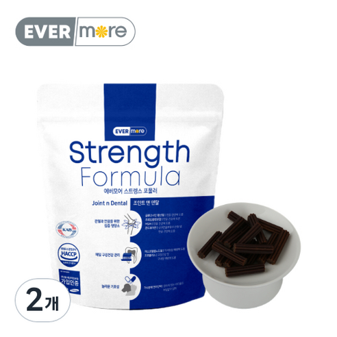 강아지 관절 영양제 에버모어 스트렝스 포뮬러 150g, 2개, 뼈/관절강화