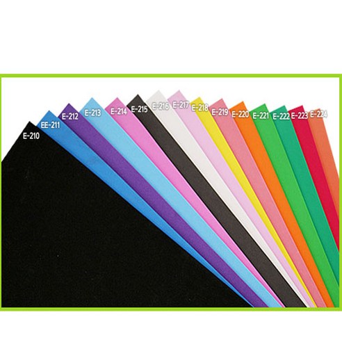 [엘림] EVA시트지 2T, 노랑색(218), 1개