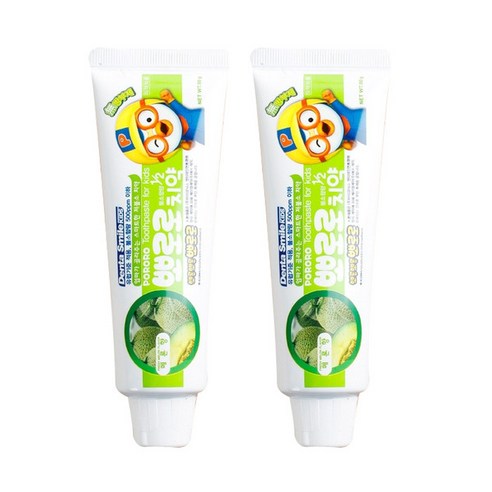 뽀로로 치약 메론, 90g, 2개