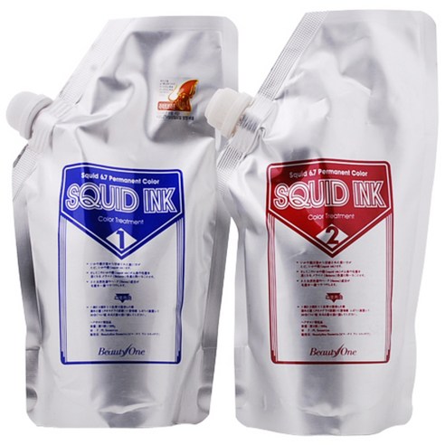 뷰티원 오징어 먹물 컬러 500g 스퀴드 잉크 컬러 트리트먼트 염색약, 내추럴브라운, 1개