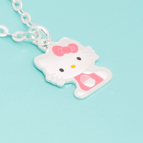 [세방쥬얼리] 베이비키티 실버 미아방지 목걸이, 베이비키티 목걸이, 1개 미아방지소띠펜던트 Best Top5