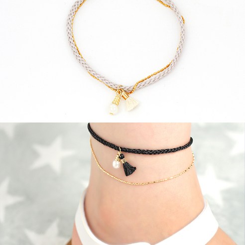 스타스 태슬 발찌