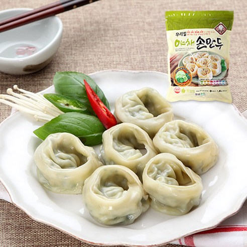 진선푸드 우리밀 채식 야채손만두, 1.4kg, 1개