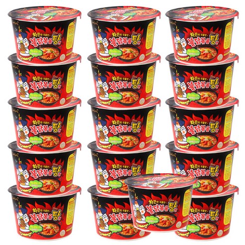 삼양 불닭볶음탕면 큰컵 120g, 16개