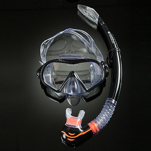 에밀리온 성인용 스노쿨링세트, 화이트, 1개