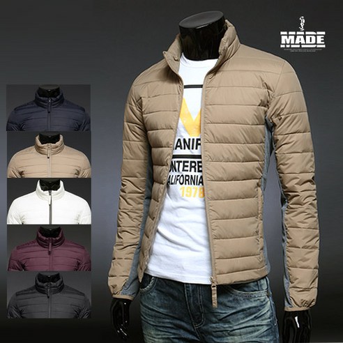 홈런 초경량 배색 패딩 JK9302