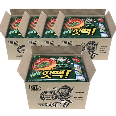 지엘 박상병 손난로 핫팩 140 g, 50개