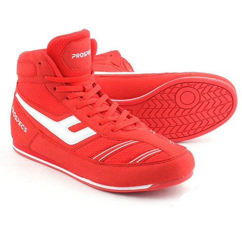 프로스펙스 복싱화 컴페티션 복서 미드 레드 사은품 가방증정, 프로스펙스 복싱화 복서 미드(RD), 260