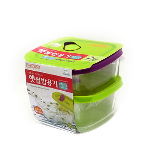 [텐바이텐] 락앤락 글라스 햇쌀밥용기 410ml(2P) LLG502S2, B 락앤락 햇쌀밥용기 410ml [2개입], 2개