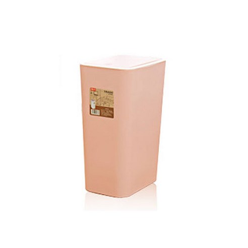 앤 원터치 컬러 휴지통 8L, 핑크, 1개
