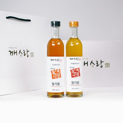 우체국쇼핑 깨사랑 New 국산 저온압착 참기름 180ml, 1개