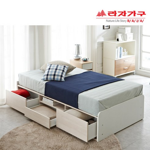 라자가구 인기멀티수납Deep시크릿침대(900 SS Q)