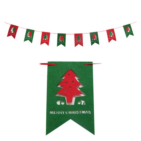 파티앤벌룬코리아 펠트가랜드 크리스마스가랜드, 트리, 1개