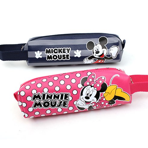 디즈니 사각펜슬케이스 학생필통, 디즈니 사각펜슬케이스(미니핑크), 1개