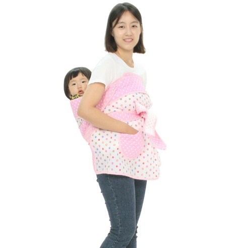 아기포대기 사계절 신생아 면 포대기 빅사이즈, 일자형아사면6부-파스텔