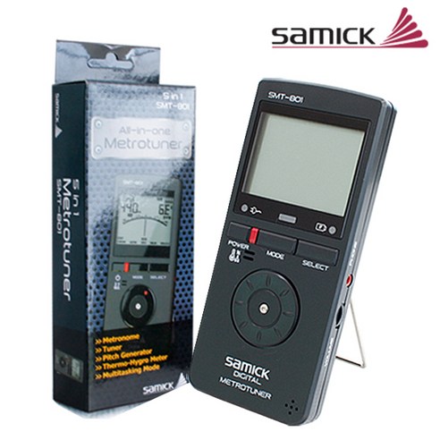 삼익 메트로놈 튜너 SMT-801 온·습도계 기능, smt801