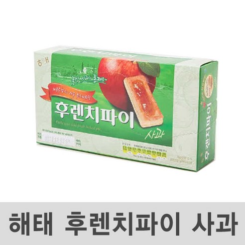 해태 후렌치파이 사과맛 192g 1개입/국민파이/국민간식, 15개