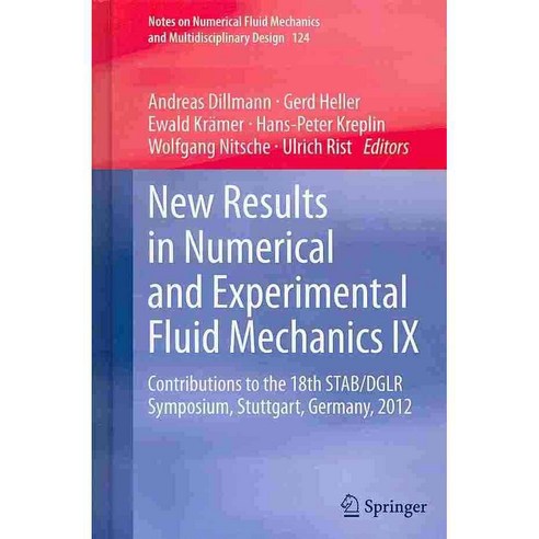 New Results in Numerical and Experimental Fluid Mechanics IX, Springer Verlag